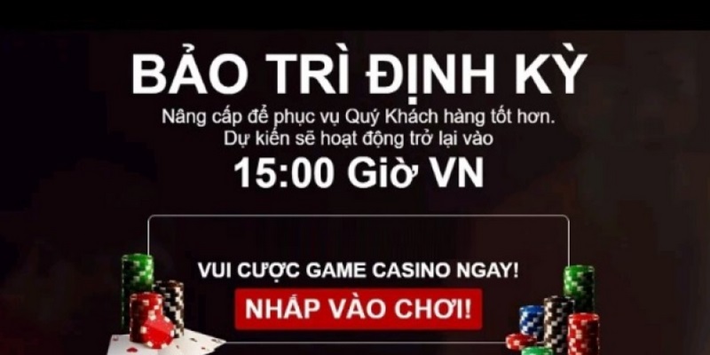 Hệ thống thường xuyên thực hiện bảo trì định kỳ mỗi năm