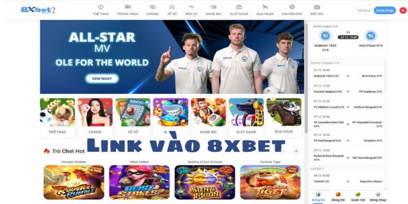 Link vào 8Xbet