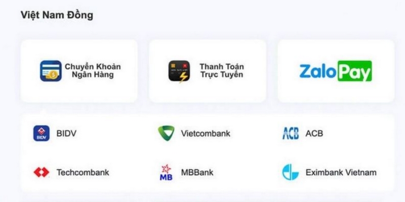 Nạp tiền 8Xbet được thực hiện dễ dàng không làm khó các tân binh