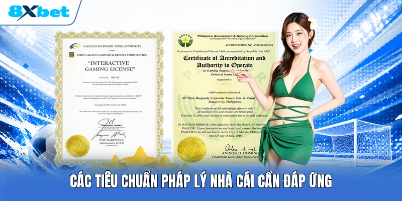 Các tiêu chuẩn pháp lý nhà cái cần đáp ứng