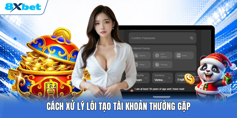 Cách xử lý lỗi tạo tài khoản thường gặp