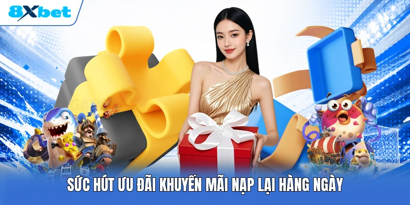 Sức hút ưu đãi khuyến mãi nạp lại hàng ngày
